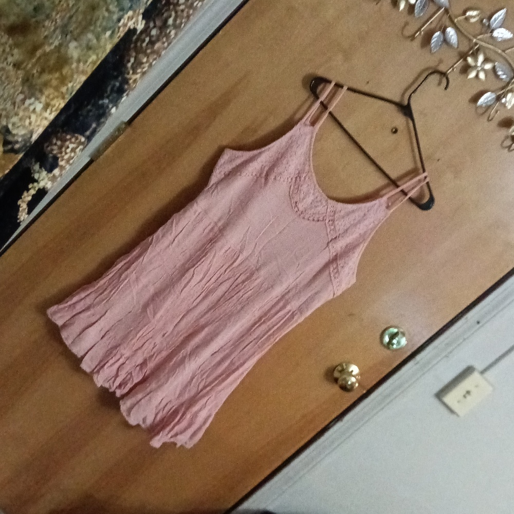 Pink Sleeveless Women's Top Size 3x